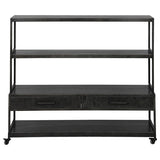 BRÁS ESTANTE 130X153 C/2 GAVETAS E ROD.